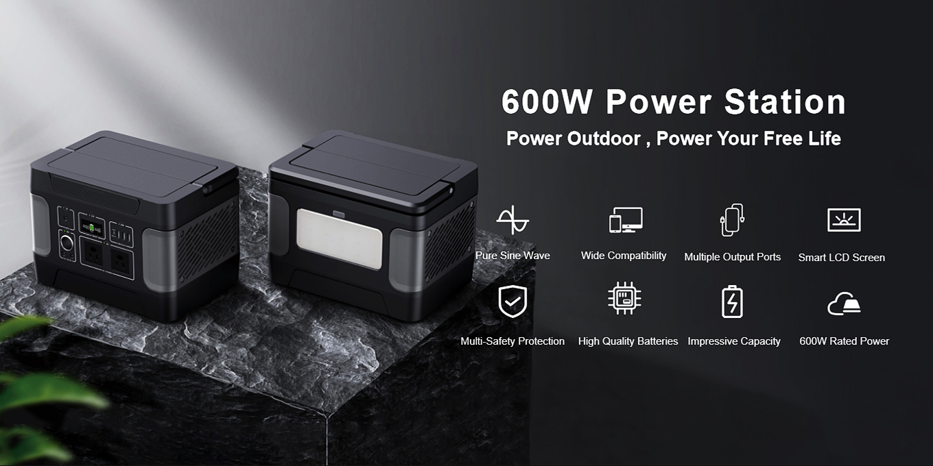 600W Thermoduric Solar Generator For Emergency Charging