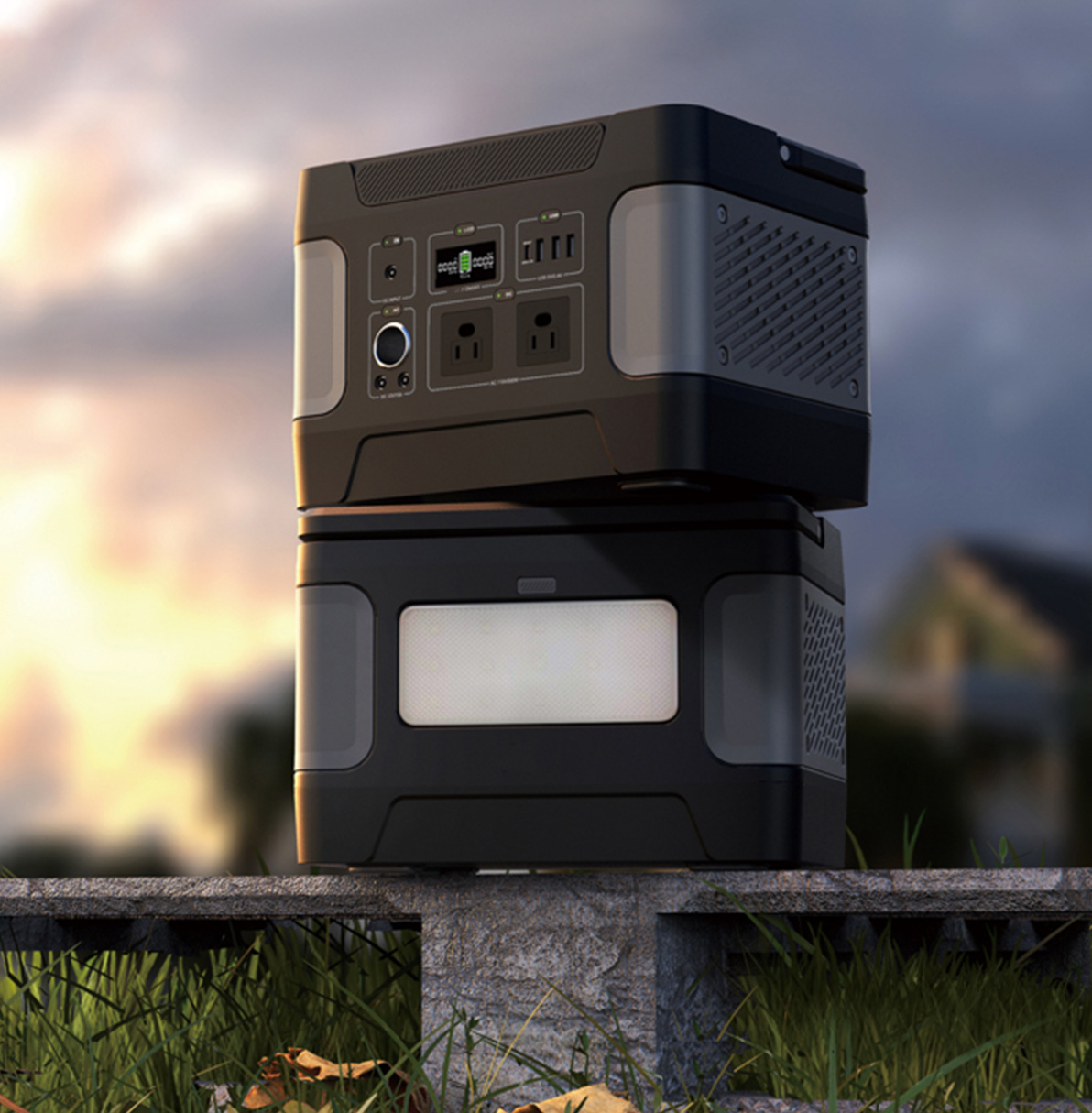 600W Heatproof Solar Generator For Home Backup Power