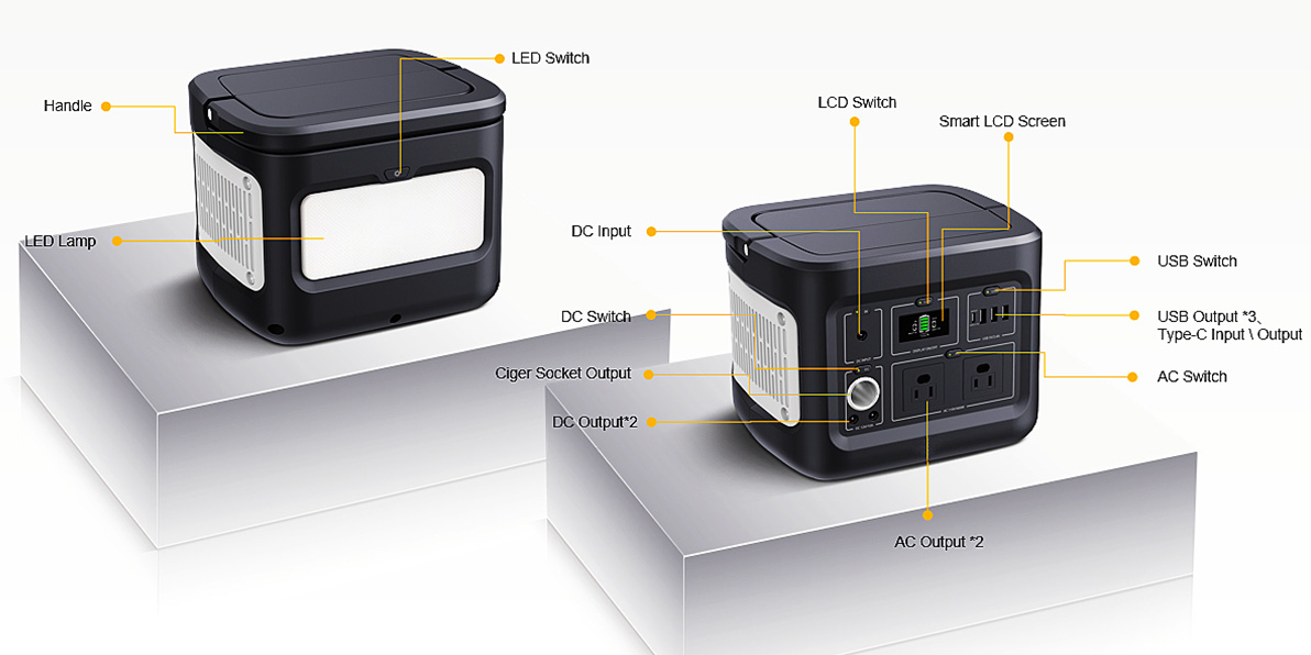 400W Maintenance Free Solar Generator For Charging