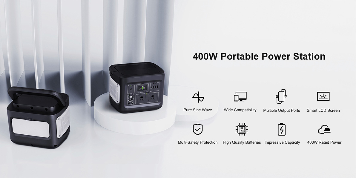 400W Maintenance Free Solar Generator For Charging