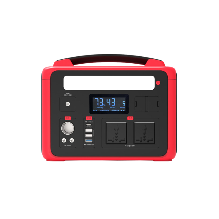 Portable Power Station With Solar Panel